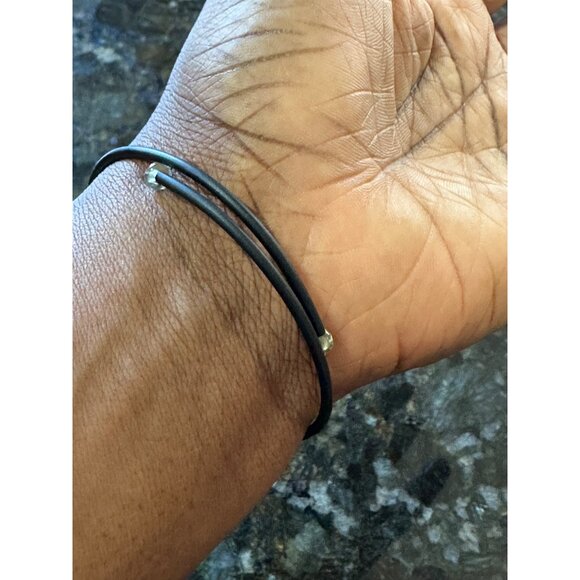 Handmade Bracelet Pink Glass Beads Crystal Accent Adjustable Beach Vacation - Picture 5 of 5